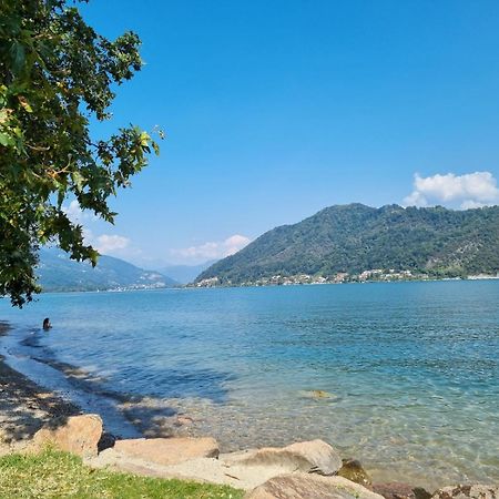 Villa Mia Lugano Lake Brusimpiano Esterno foto
