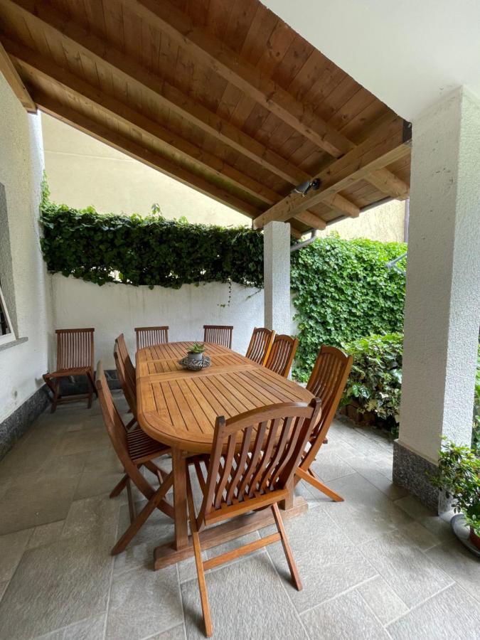 Villa Mia Lugano Lake Brusimpiano Esterno foto