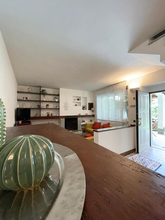 Villa Mia Lugano Lake Brusimpiano Esterno foto