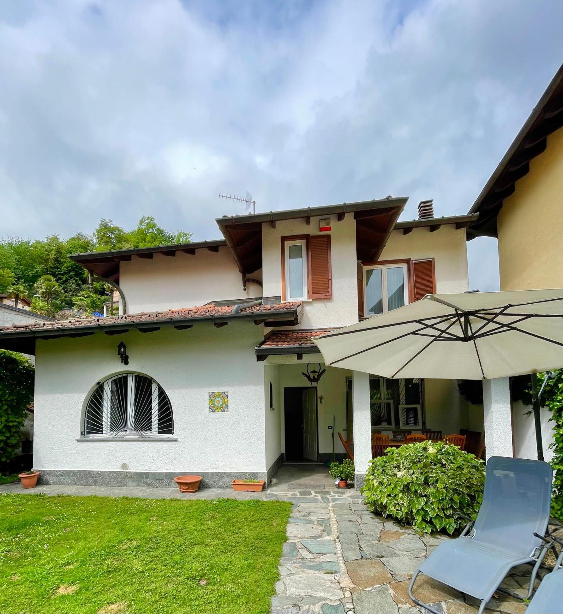 Villa Mia Lugano Lake Brusimpiano Esterno foto